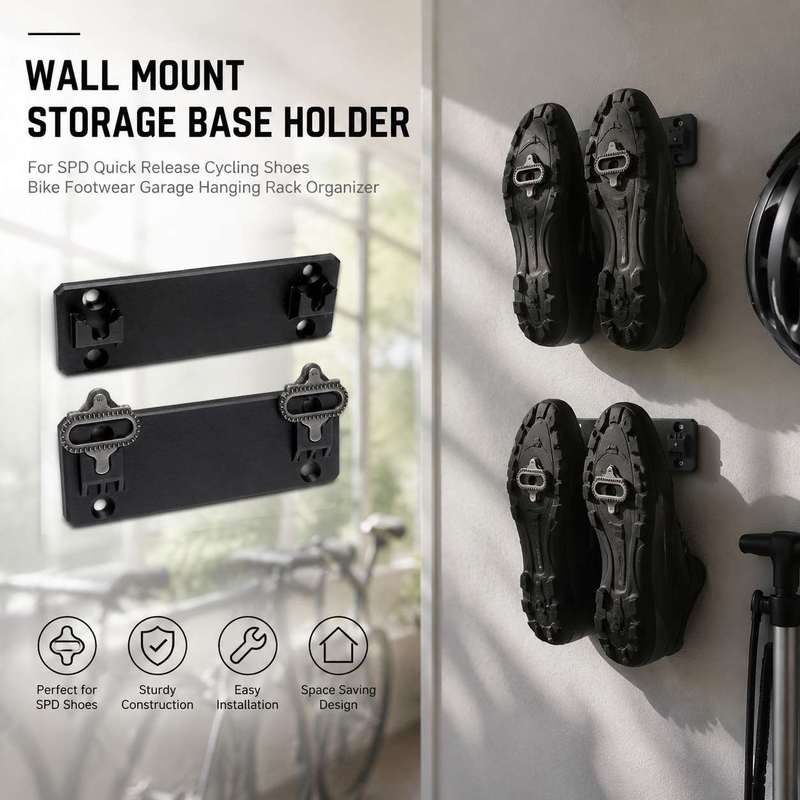 Cycling Gear Organizer Wall - Suporte de parede para armazenamento de