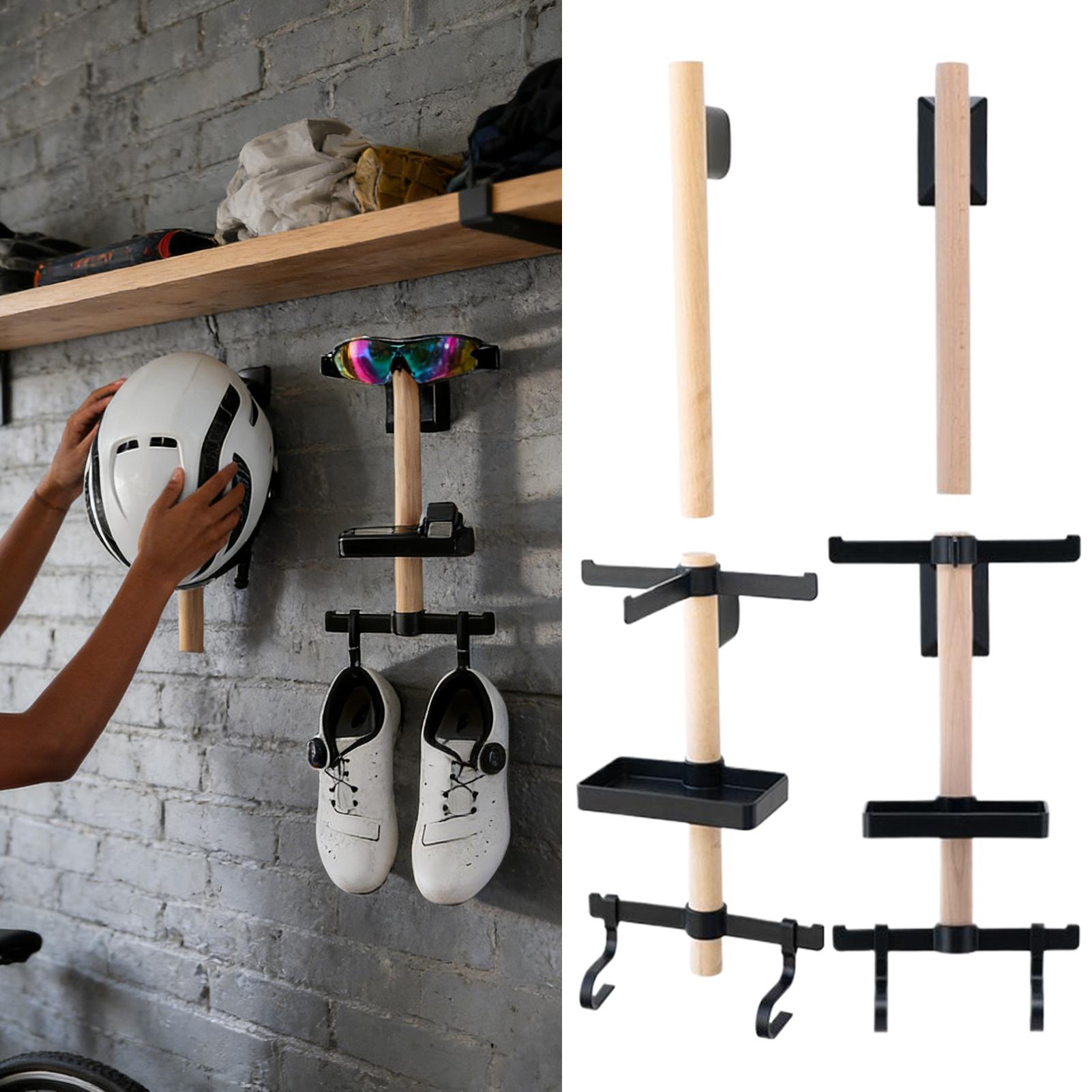 Cycling Gear Organizer Wall - Suporte de Parede para Armazenamento de