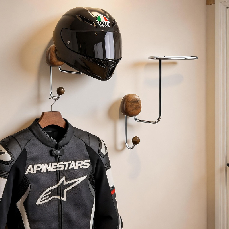 Cycling Gear Organizer Wall - Suporte de Parede para Capacete Sem