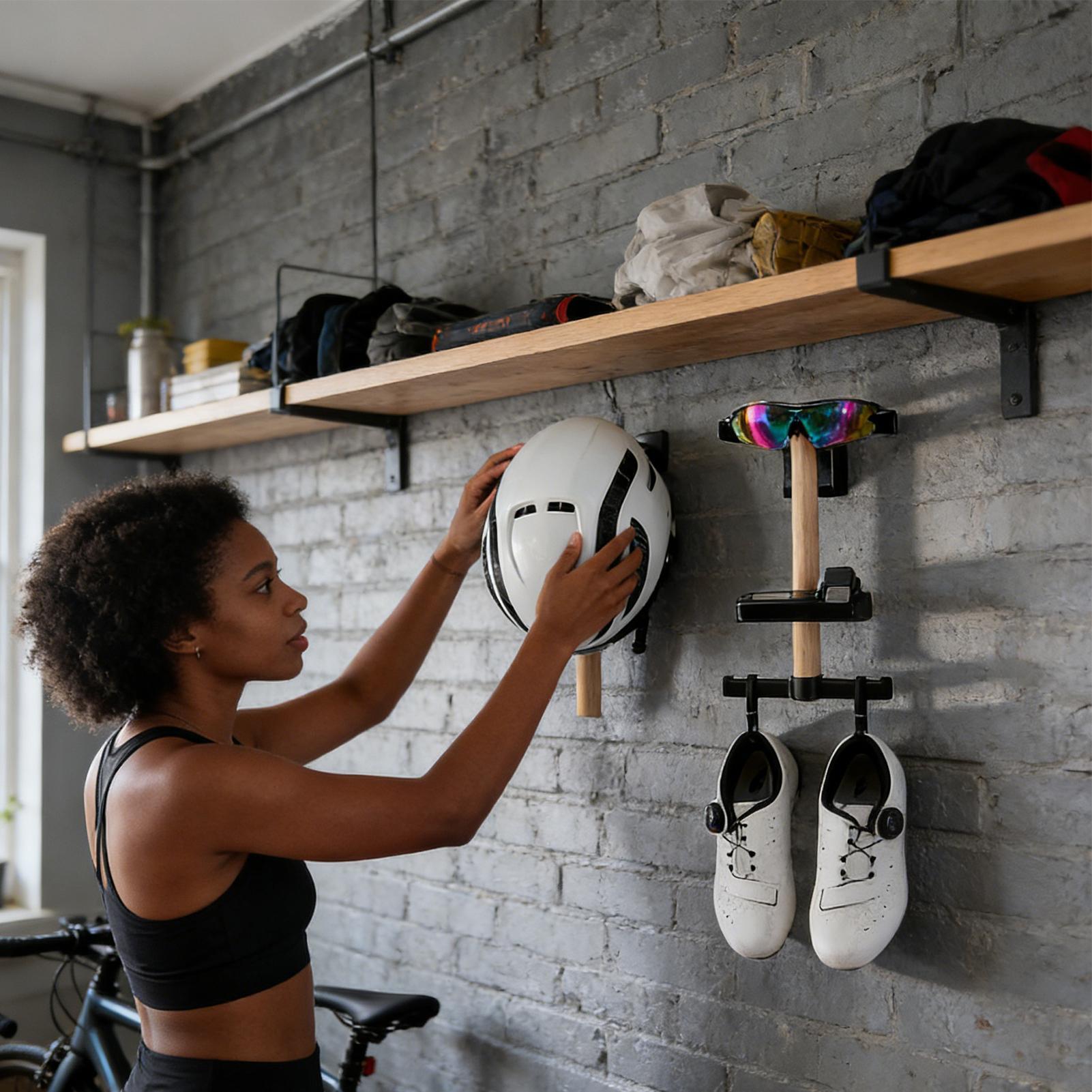 Suporte de Parede para Bicicle - Cycling Gear Organizer Wall avaliação e preço