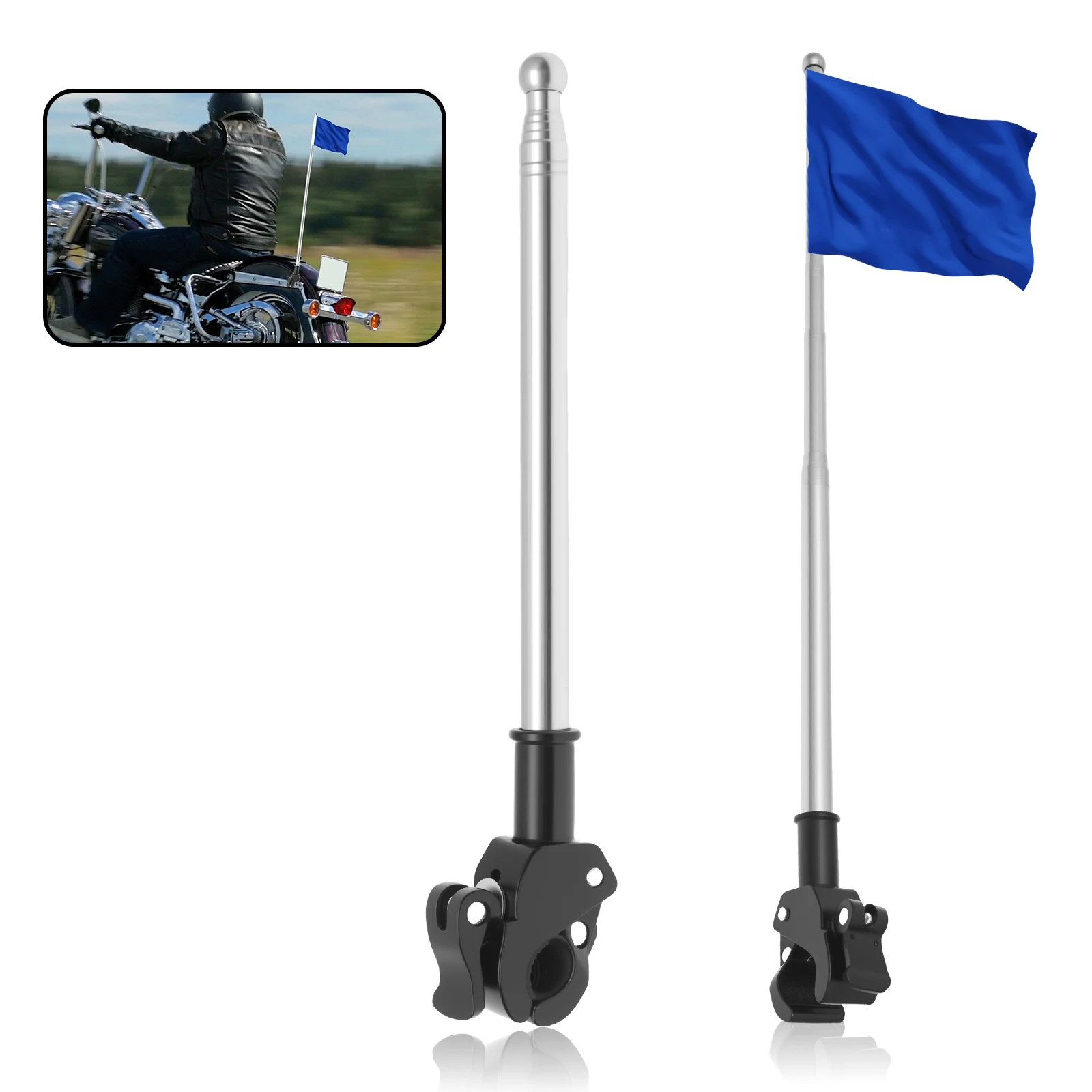 2 Peças de Suporte de Bandeira - Cycling Gear Shelf avaliação e preço