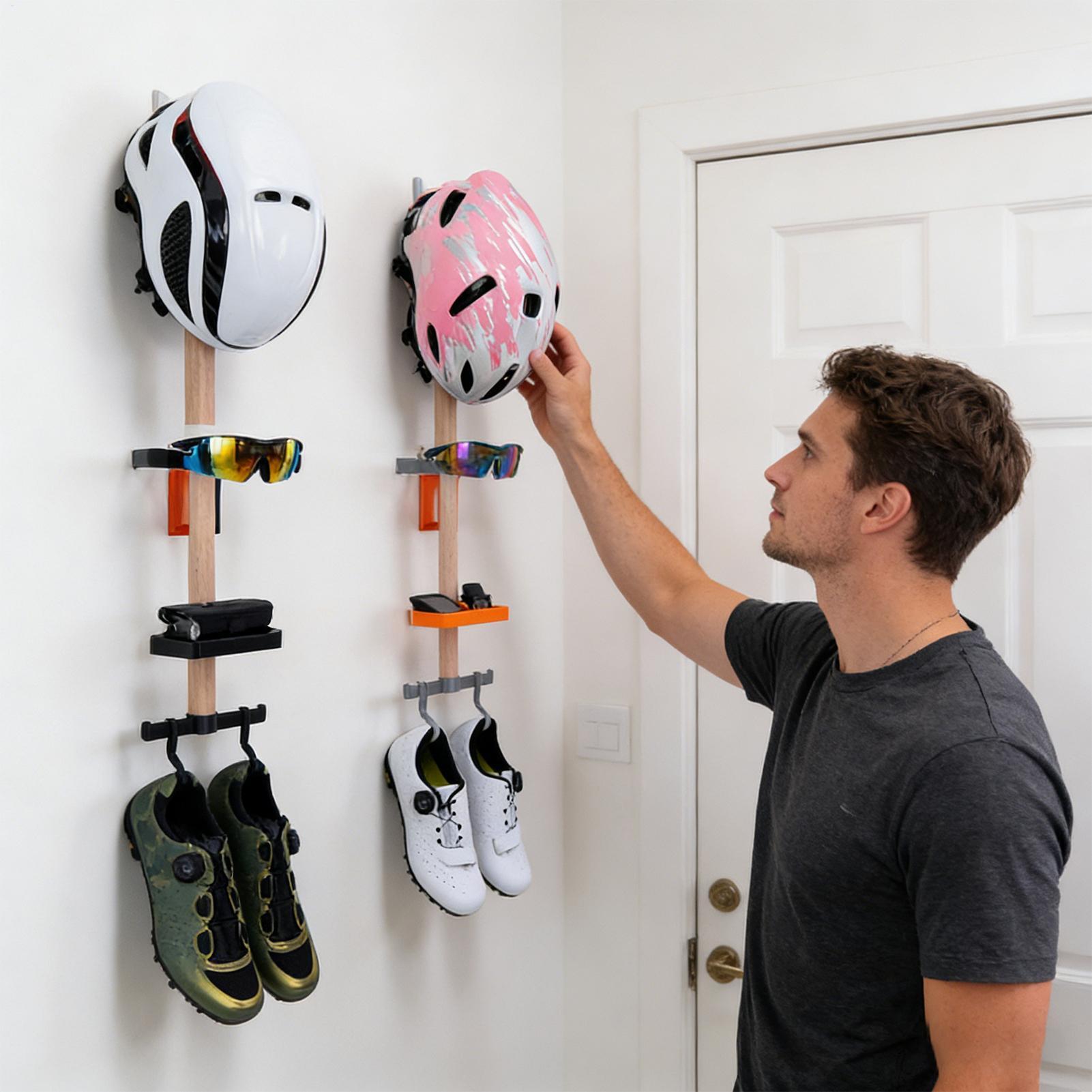 Organizador Vertical de Equipa - Cycling Gear Organizer Wall avaliação e preço